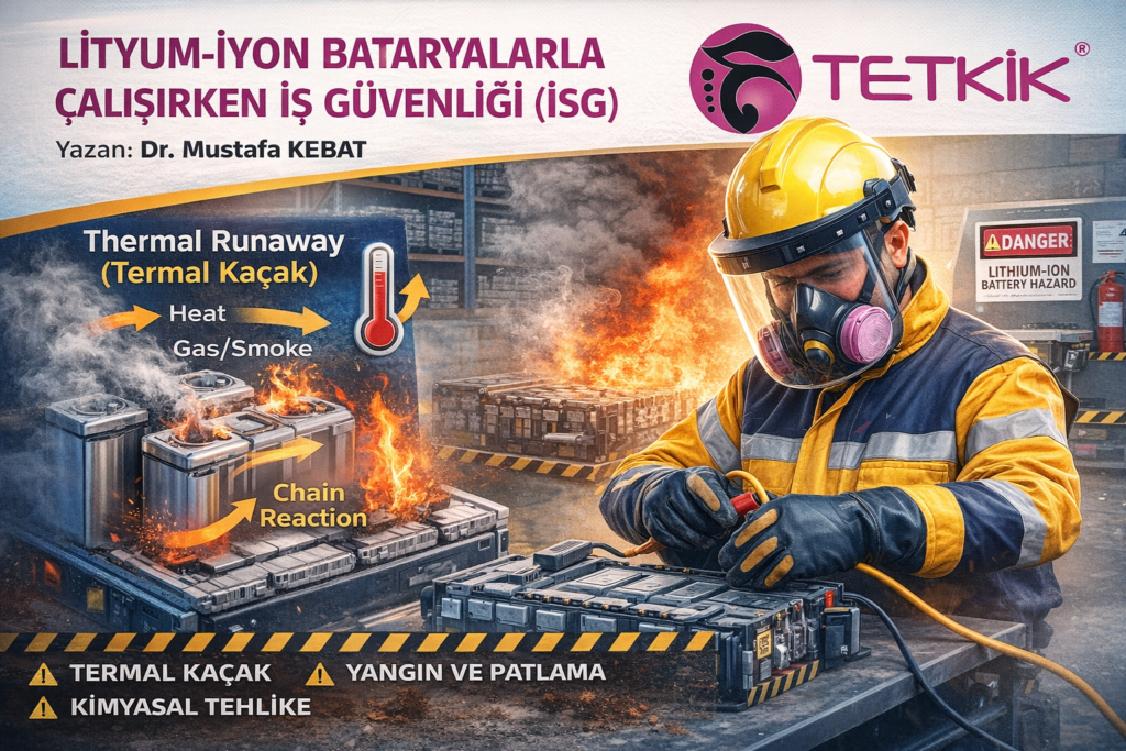Lityum-İyon Bataryalarla Çalışanların İş Güvenliği