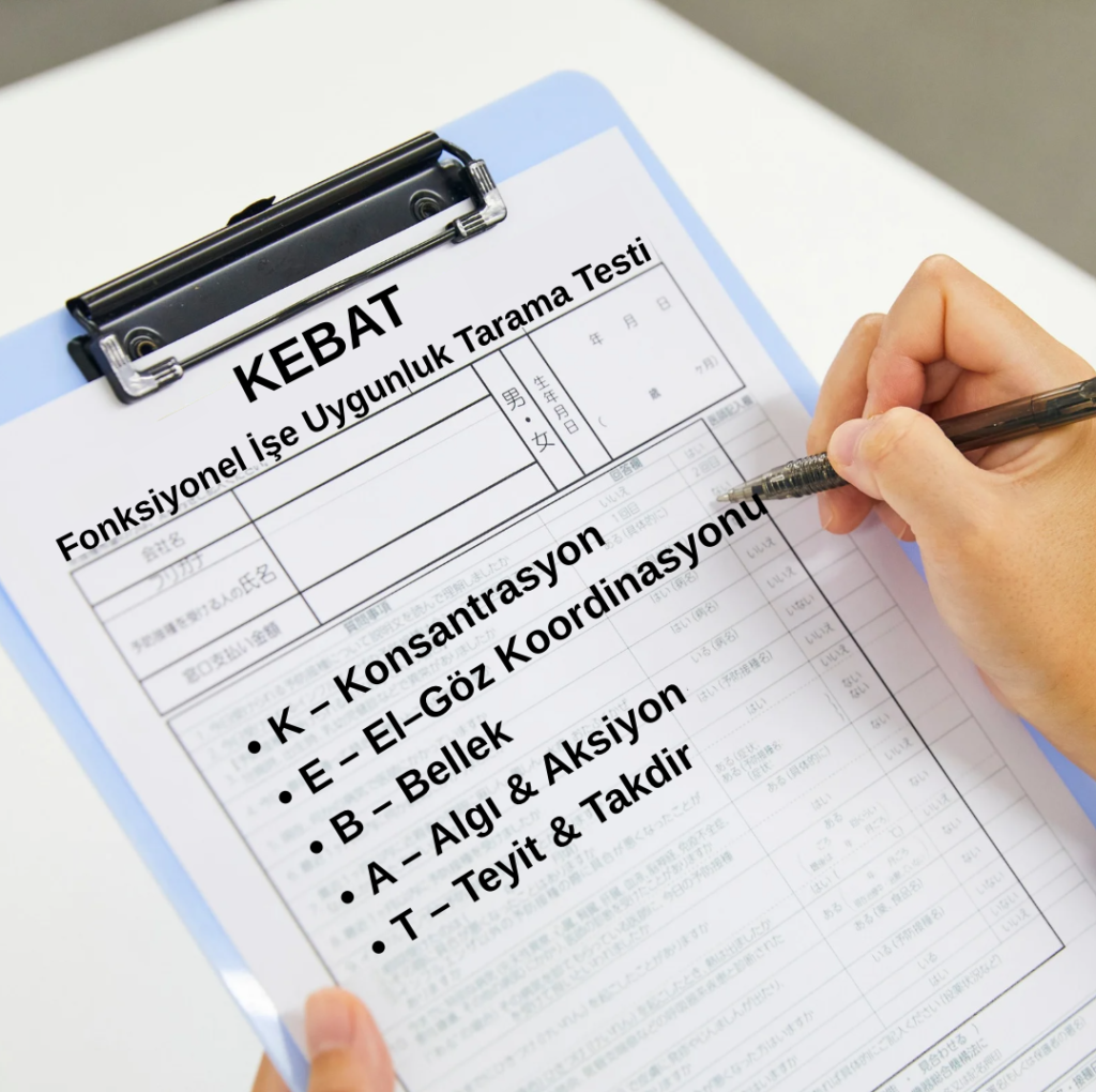 KEBAT Fonksiyonel İşe Uygunluk Tarama Modeli