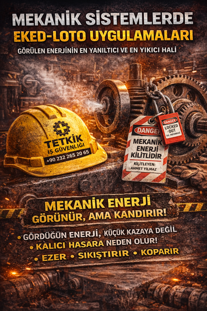 Mekanik Sistemlerde EKED-LOTO Uygulamaları