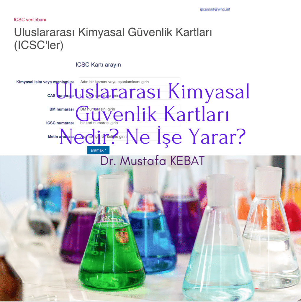 Uluslararası Kimyasal Güvenlik Kartları