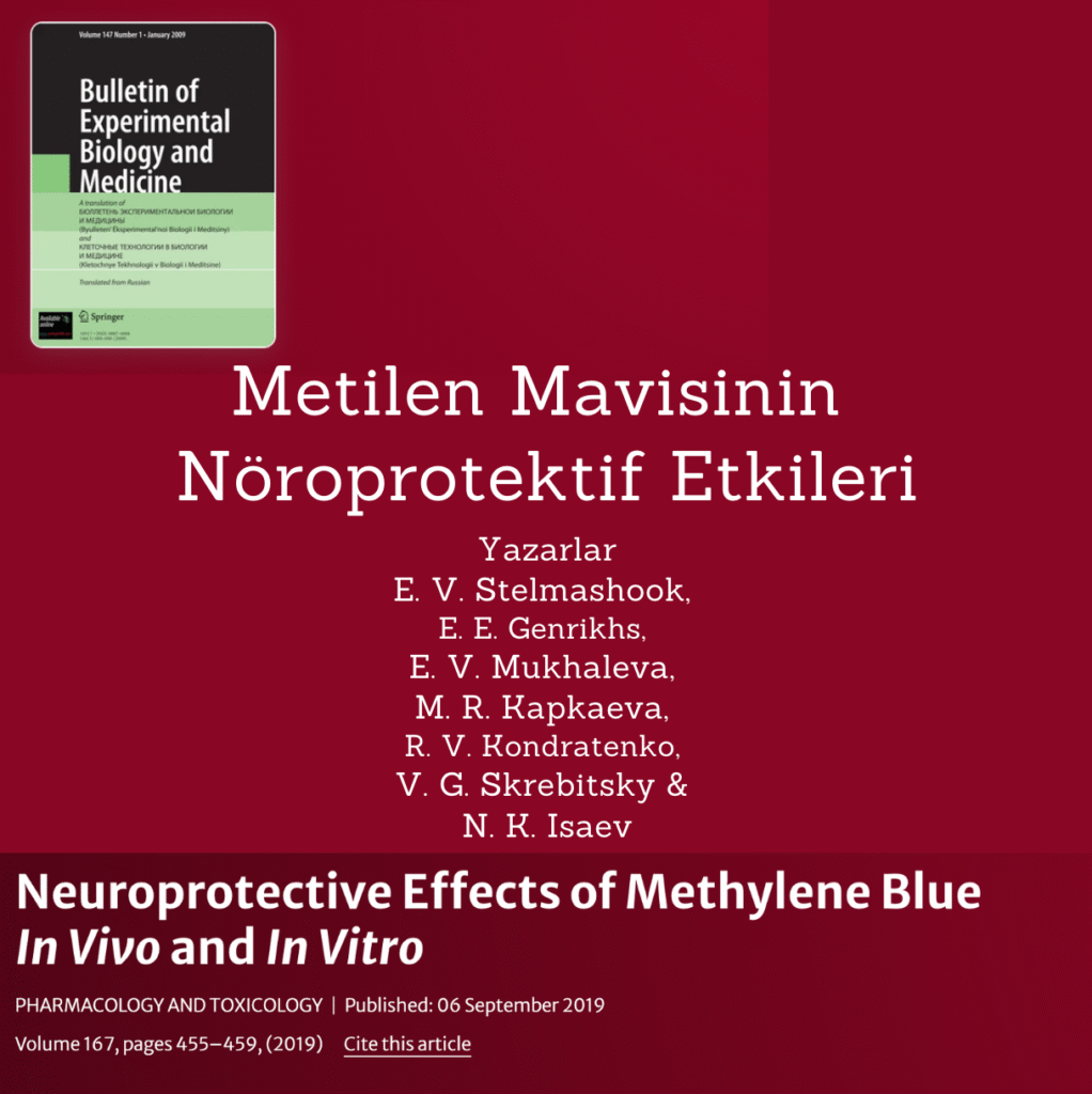 Metilen Mavisinin Nöroprotektif Etkileri