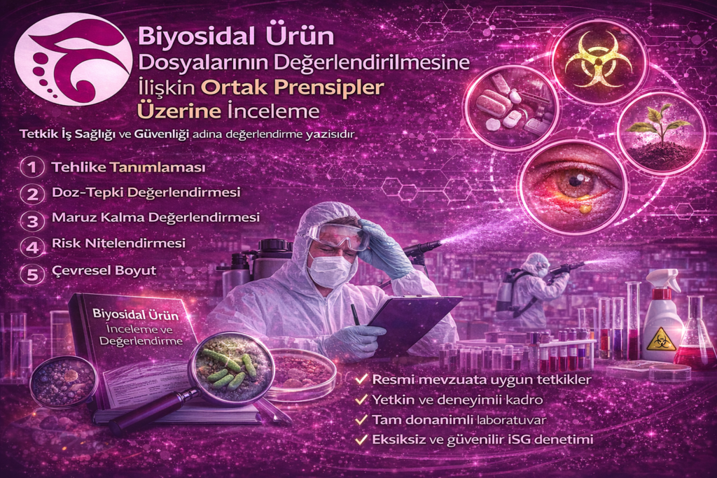 Biyosidal Ürün Dosyalarının Değerlendirilmesine İlişkin Ortak Prensipler Üzerine İnceleme