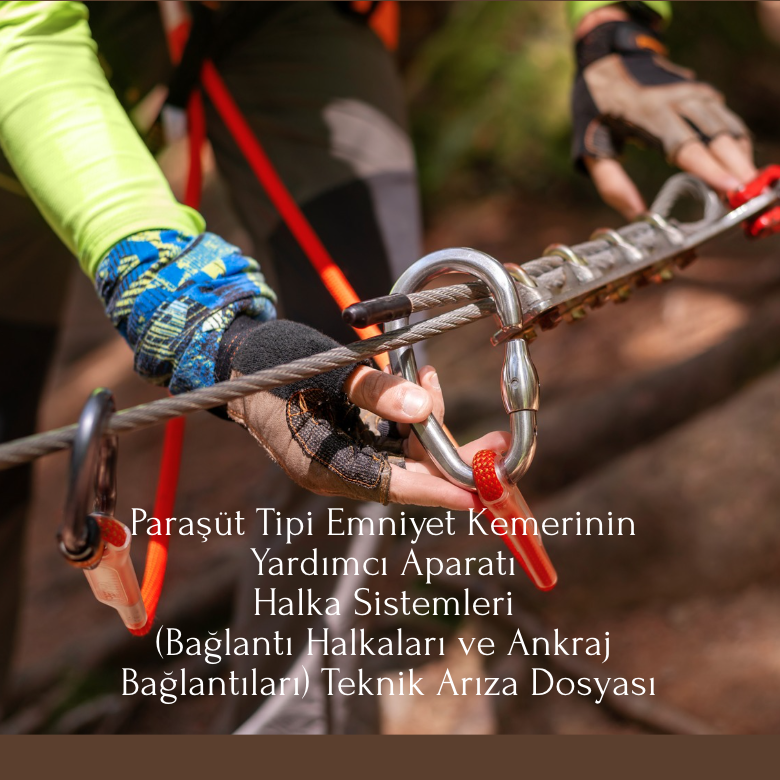 Paraşüt Tipi Emniyet Kemerinin Yardımcı Aparatı - Halka Sistemleri (Bağlantı Halkaları ve Ankraj Bağlantıları) Teknik Arıza Dosyası