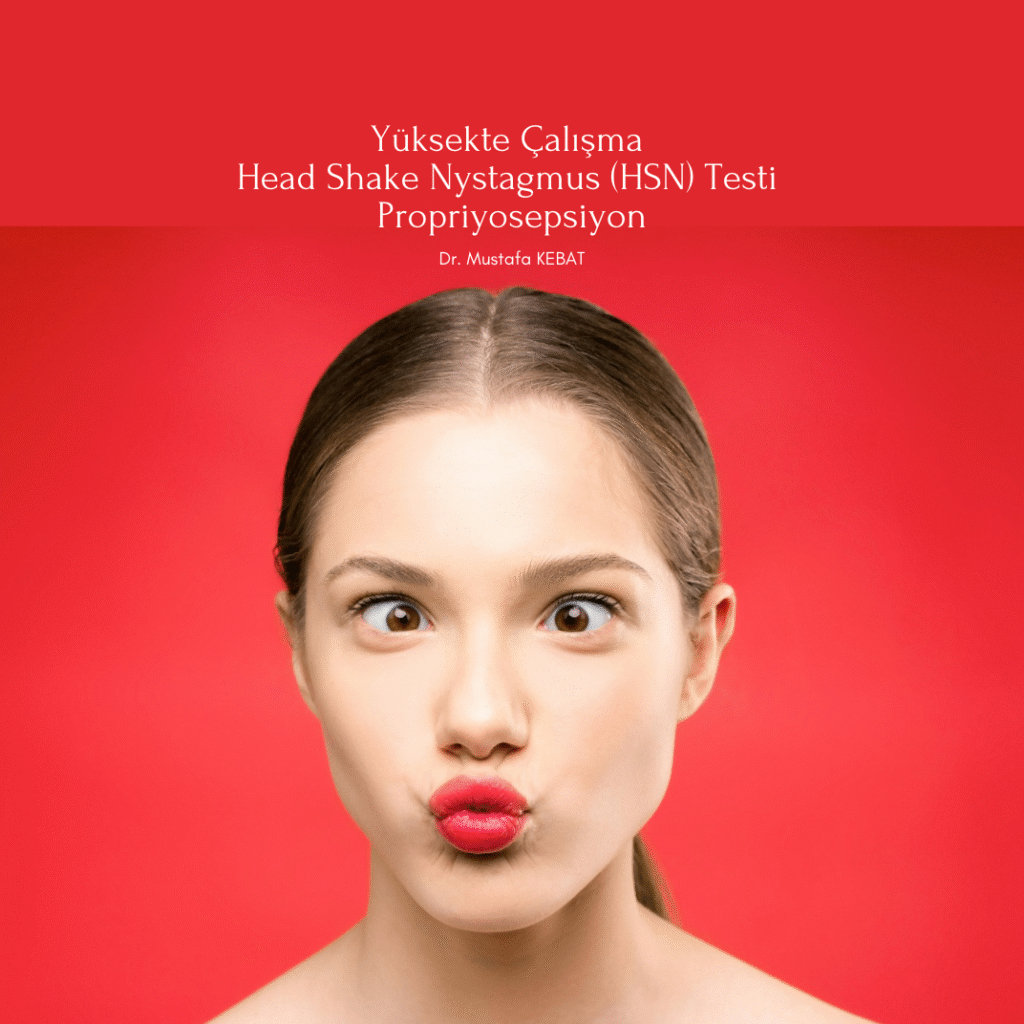 Yüksekte Çalışma - Head Shake Nystagmus (HSN) Testi - Propriyosepsiyon