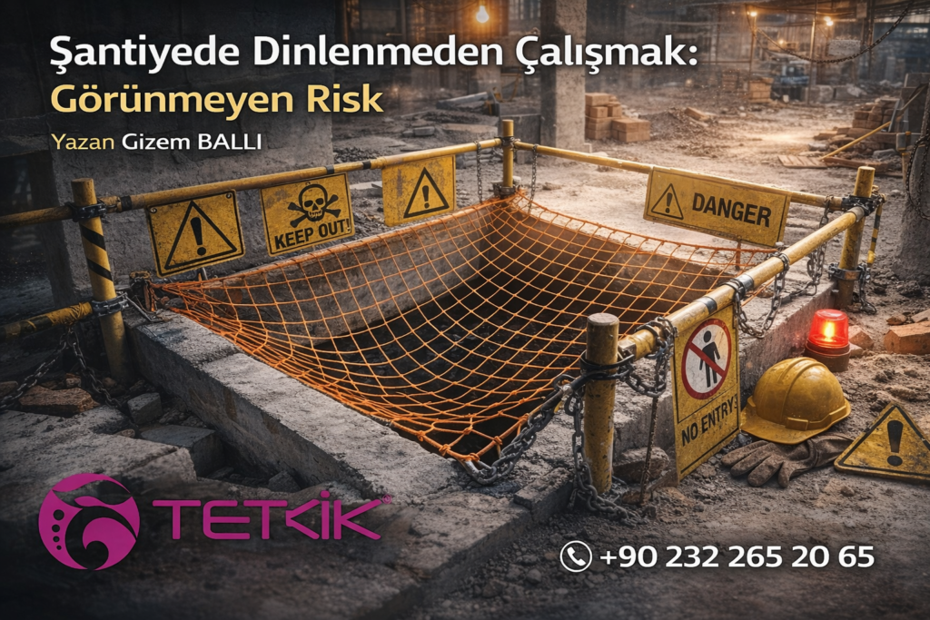 Şantiyede Dinlenmeden Çalışmak - Görünmeyen Risk