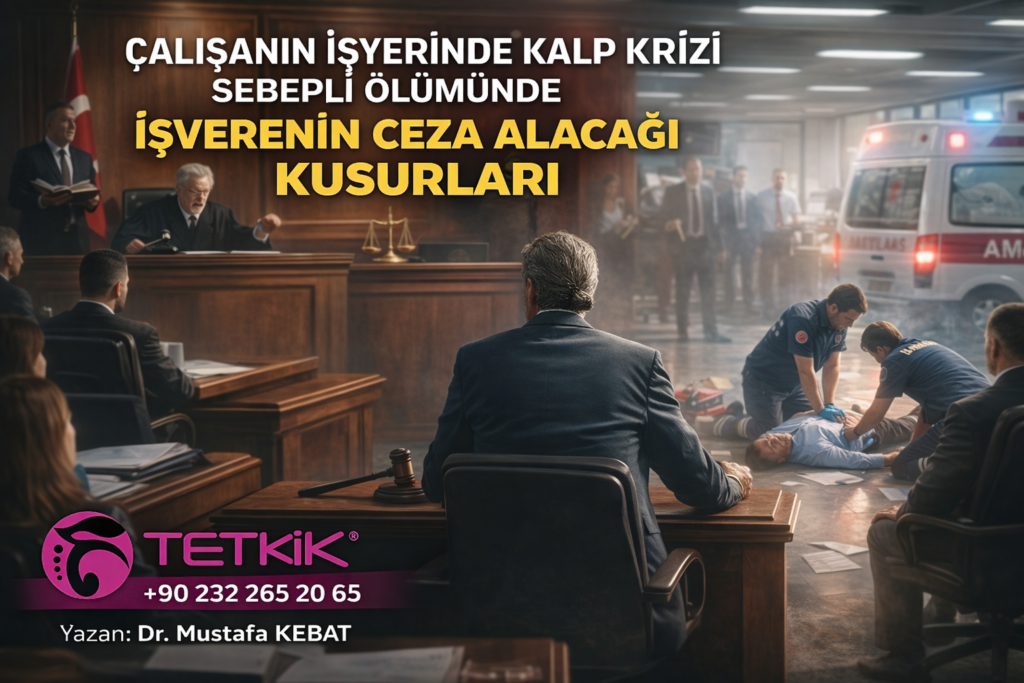 Çalışanın İşyerinde Kalp Krizi Sebepli Ölümünde İşverenin Ceza Alacağı Kusurları
