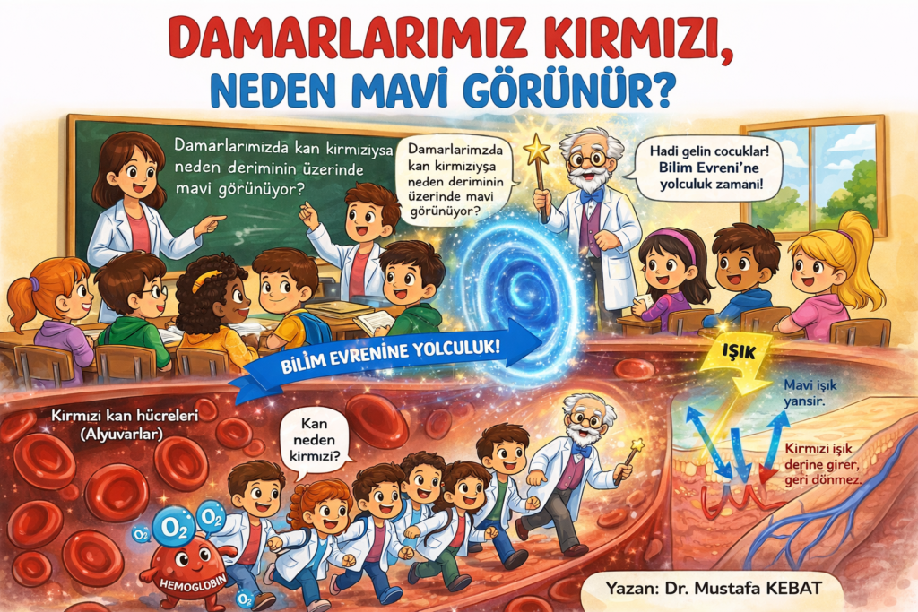 Neden Damarlarımız Mavi Görünüyor - Küçük Gençlere