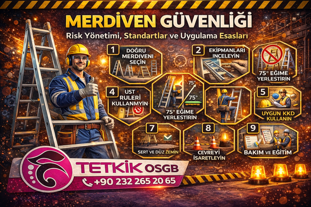Merdiven Güvenliği - Türkiye Koşullarında Risk Yönetimi, Standartlar ve Uygulama Esasları