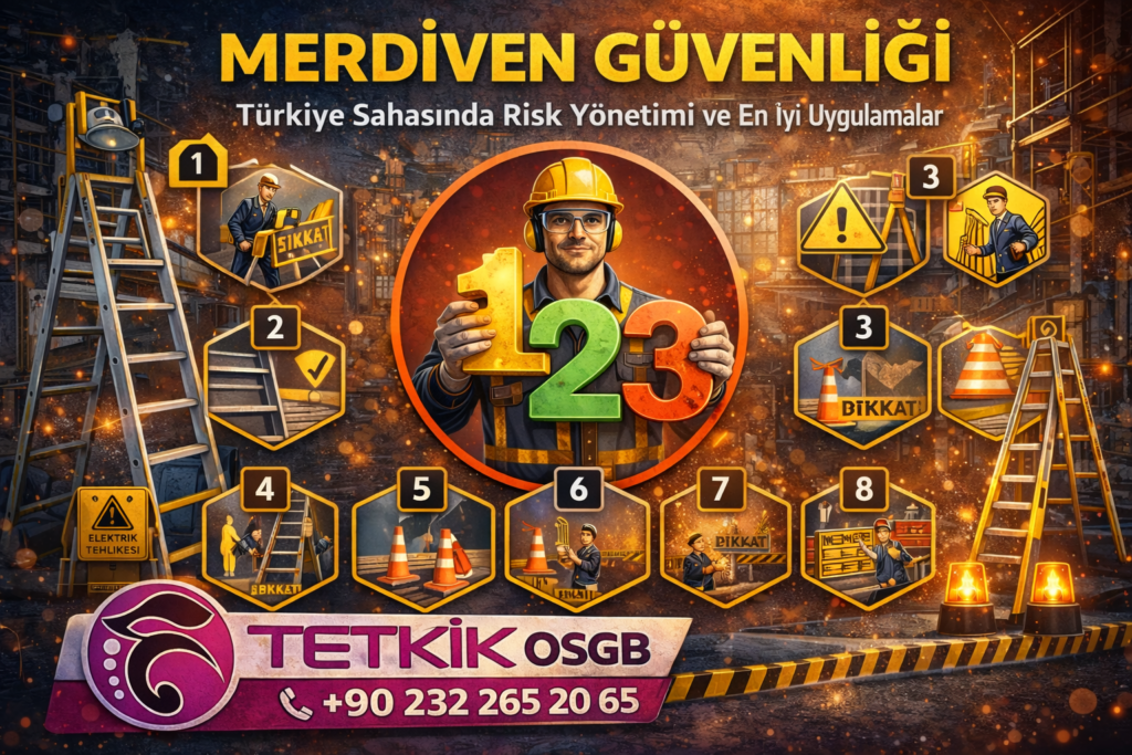 Merdivenlerle Çalışma - Sahada “Basit” Görünen, Kazada “Ağır” Sonuçlar Doğuran Bir Risk
